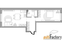 2 - комн.  квартира, 60.13 м², 2/19 эт.