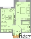 1 - комн.  квартира, 29.94 м², 3/17 эт.