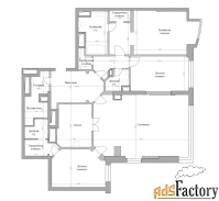4 - комн.  квартира, 175.6 м², 24/48 эт.