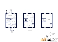 коттедж 142.2 м² на участке 1.34 сот.