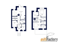 коттедж 135.69 м² на участке 1.75 сот.