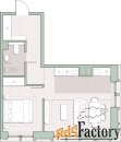 1 - комн.  квартира, 43.02 м², 8/12 эт.