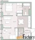 2 - комн.  квартира, 55.79 м², 2/12 эт.