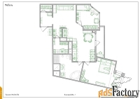 2 - комн.  квартира, 78 м², 6/16 эт.
