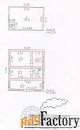 дом 54.5 м² на участке 10 сот.