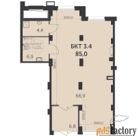 офисное помещение, 85 м²