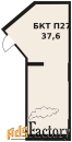 офисное помещение, 37.6 м²