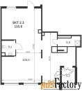 офисное помещение, 115.6 м²