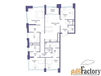 4 - комн.  квартира, 160.6 м², 9/12 эт.
