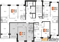 2 - комн.  квартира, 51.4 м², 7/9 эт.
