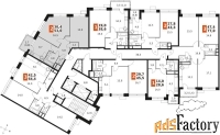 2 - комн.  квартира, 54.4 м², 9/12 эт.