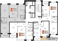 3 - комн.  квартира, 75.3 м², 2/9 эт.
