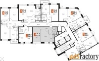2 - комн.  квартира, 45.5 м², 10/22 эт.