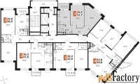 2 - комн.  квартира, 55 м², 15/17 эт.
