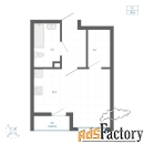 1 - комн.  квартира, 30.4 м², 1/32 эт.