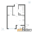 1 - комн.  квартира, 30.5 м², 1/32 эт.