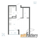 1 - комн.  квартира, 30.4 м², 4/32 эт.
