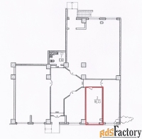 торговое помещение, 18.73 м²