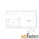 1 - комн.  квартира, 24.2 м², 4/23 эт.