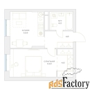 1 - комн.  квартира, 40.5 м², 10/23 эт.