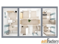 коттедж 80 м² на участке 8.62 сот.