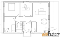 коттедж 124 м² на участке 7.5 сот.