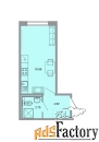 1 - комн.  квартира, 25.7 м², 1/20 эт.