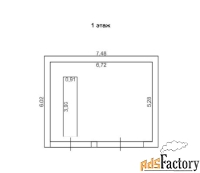 свободного назначения, 35.5 м²