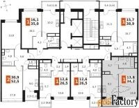 1 - комн.  квартира, 34.2 м², 7/22 эт.