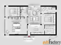 дом 170 м² на участке 4 сот.