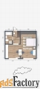 1 - комн.  квартира, 39.6 м², 1/10 эт.