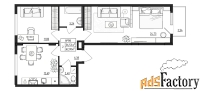 2 - комн.  квартира, 62 м², 4/4 эт.