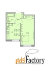 1 - комн.  квартира, 32.3 м², 1/20 эт.