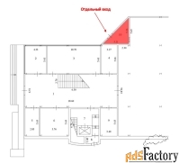 торговое помещение, 13.7 м²