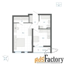 1 - комн.  квартира, 41.7 м², 8/32 эт.