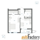 1 - комн.  квартира, 42.6 м², 19/32 эт.