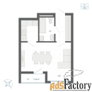 1 - комн.  квартира, 30.8 м², 2/15 эт.
