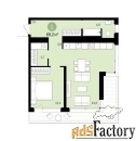 1 - комн.  квартира, 57.1 м², 8/16 эт.