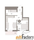 1 - комн.  квартира, 37.1 м², 6/8 эт.