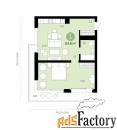 1 - комн.  квартира, 54.7 м², 10/15 эт.