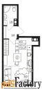1 - комн.  квартира, 27.04 м², 4/4 эт.