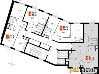 2 - комн.  квартира, 63.8 м², 12/15 эт.