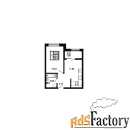 1 - комн.  квартира, 35.41 м², 5/9 эт.