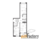 2 - комн.  квартира, 66.49 м², 1/9 эт.