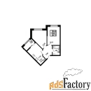 2 - комн.  квартира, 49.73 м², 1/9 эт.