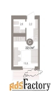 1 - комн.  квартира, 22.03 м², 7/8 эт.