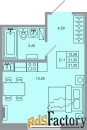 1 - комн.  квартира, 21.3 м², 3/17 эт.