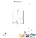 2 - комн.  квартира, 43.9 м², 31/46 эт.