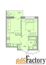 1 - комн.  квартира, 31.7 м², 5/15 эт.