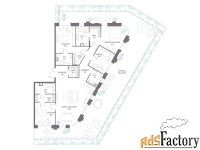 4 - комн.  квартира, 191.4 м², 2/12 эт.